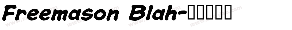 Freemason Blah字体转换